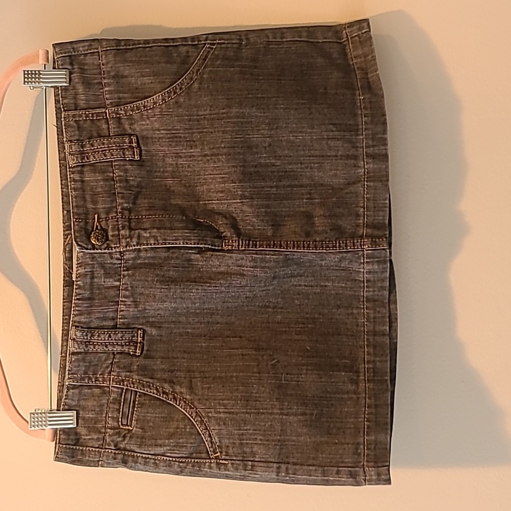 BCBG denim skirt
